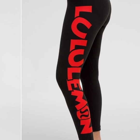 NWT Disney x Lululemon *Align High-Rise Pant 25" Size 2 Black  W5GK8S - Picture 2 of 8